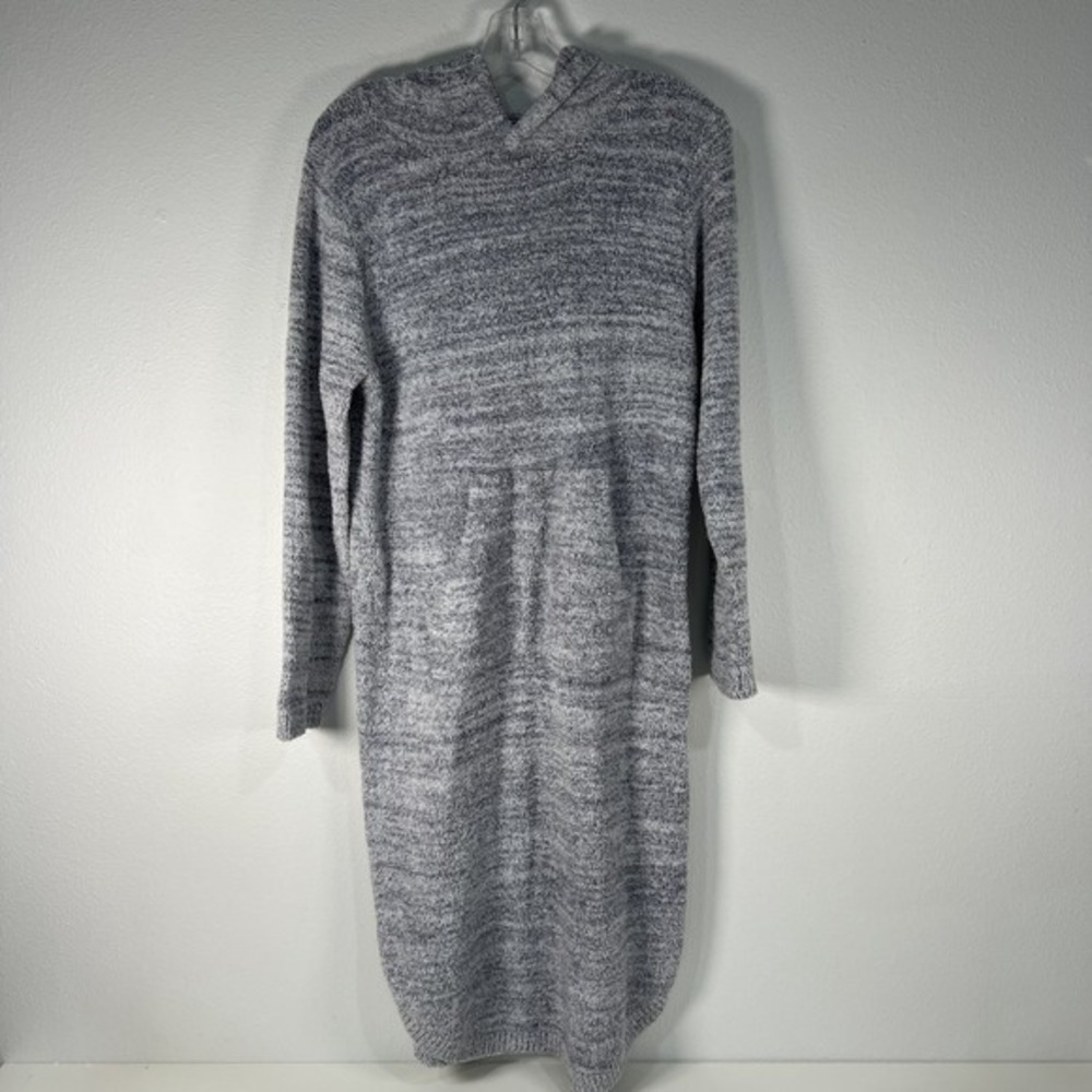 SOFTIES by Paddie Murphy Marshmallow Hooded‎ Lounger 42" Gray Blue Heather S/M